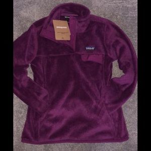 Patagonia purple fleece
